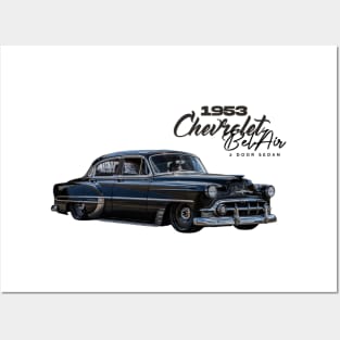 1953 Chevrolet Bel Air 2 Door Sedan Posters and Art